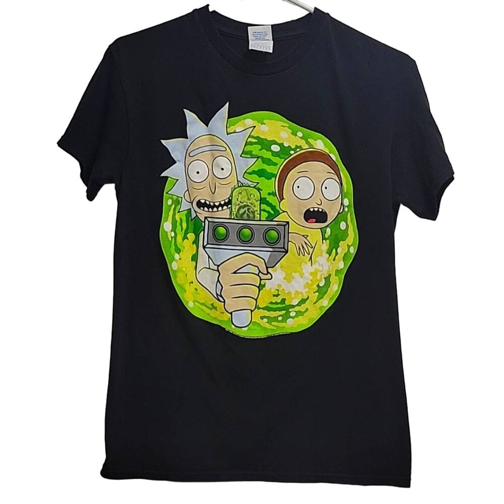 Freeze Rick & Morty Short Sleeve T-shirt on Delta Pro Weight Tee Size Small